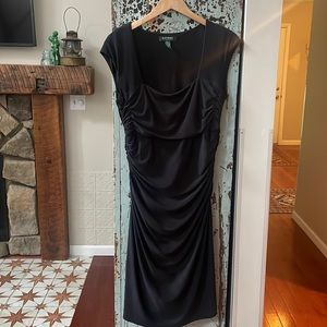 Ralph Lauren Black Cocktail dress, size 14, worn once.